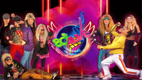 80s Alive und The Real 80s 80s Allstars, 80er Jahre Show, Mottoparty